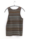 SWAYING 25 Fall/Winter Collection: Striped Wool Vest SW-SW25AW1T02C5S2-HZ (Gray/Brown) (SW25AW1T02C1S2)